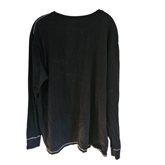 Harley Davidson Shirt Men's 2XLarge Black Milwaukee Motorcycle Club Long-sleeve - Picture 2 of 6